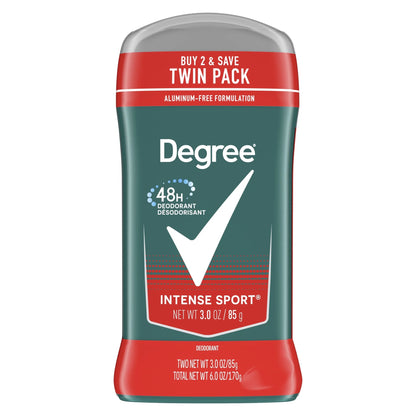(2 Pack)  Men Intense Sport 24H Deodorant, 3 Oz, 2 Count
