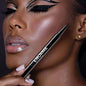 Black Waterproof Liquid Eyeliner - Vegan & Cruelty-Free Formula - Hypoallergenic Eye Makeup for Waterline and Eyelids - Long-Lasting Liquid Eyeliner (Pack of 1)