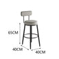 Modern Metal Bar Stools Luxury Black Leather Dining Room Chairs High-Quality Barstools Home Decoration Furniture for Living Room