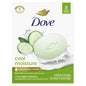 Beauty Bar Women'S Bath Soap Cool Moisture Cucumber & Green Tea Scent, 3.75 Oz 8 Bars