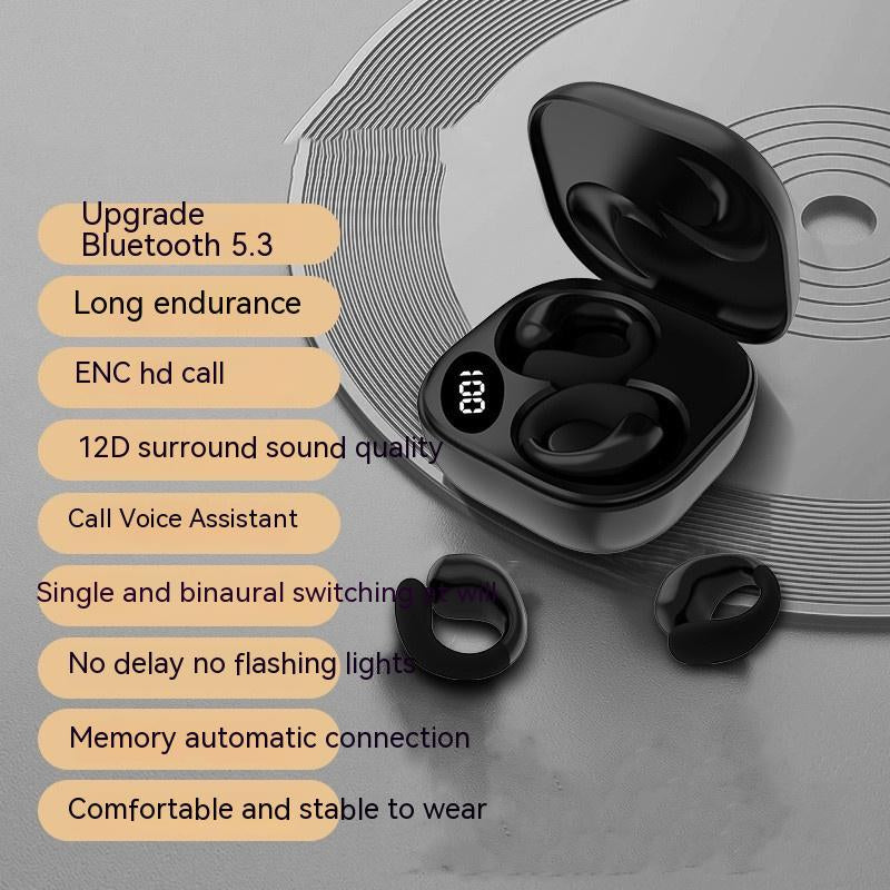 Wireless Clip-On LED Audio Earbuds