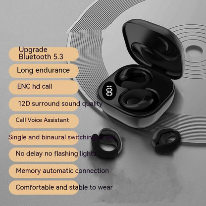 Wireless Clip-On LED Audio Earbuds
