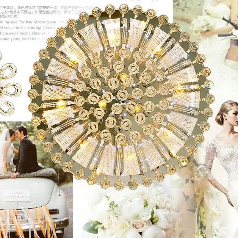 Creative LED Crystal Ceiling Light Lamp Entrance Ligts Hall Light Aisle Lamp with 3W LED LED K9 Crystal Ceiling Lights
