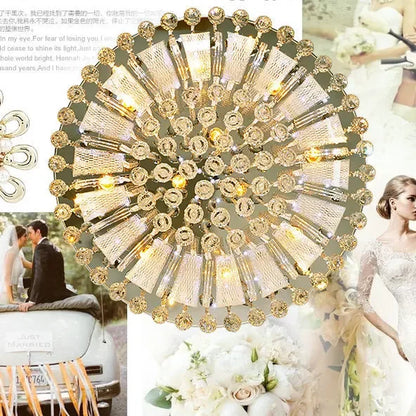 Creative LED Crystal Ceiling Light Lamp Entrance Ligts Hall Light Aisle Lamp with 3W LED LED K9 Crystal Ceiling Lights