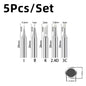 5Pcs I+B+K+2.4D+3C Soldering Iron Pure Copper 900M Soldering Iron Head Set inside Hot Bare Copper Electric Soldering Iron Tip