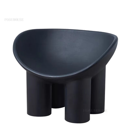 Modern Designer Cute Elephant Leg Chair Designer Creative Chair Homestay Single-Seat Sofa Chair Comfort Outdoor Recliner Stool