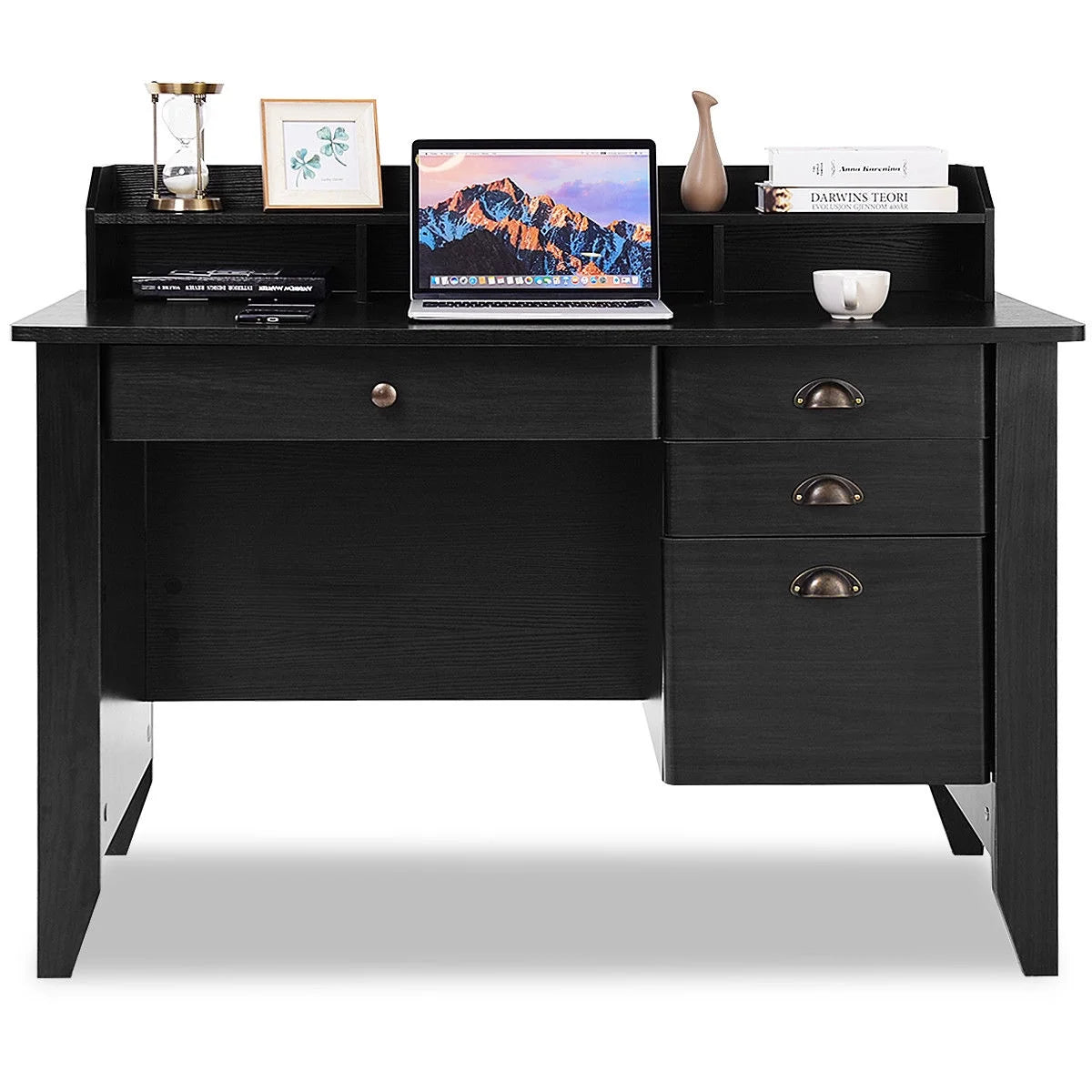 Computer Desk PC Laptop Writing Table Workstation Student Study Furniture Black