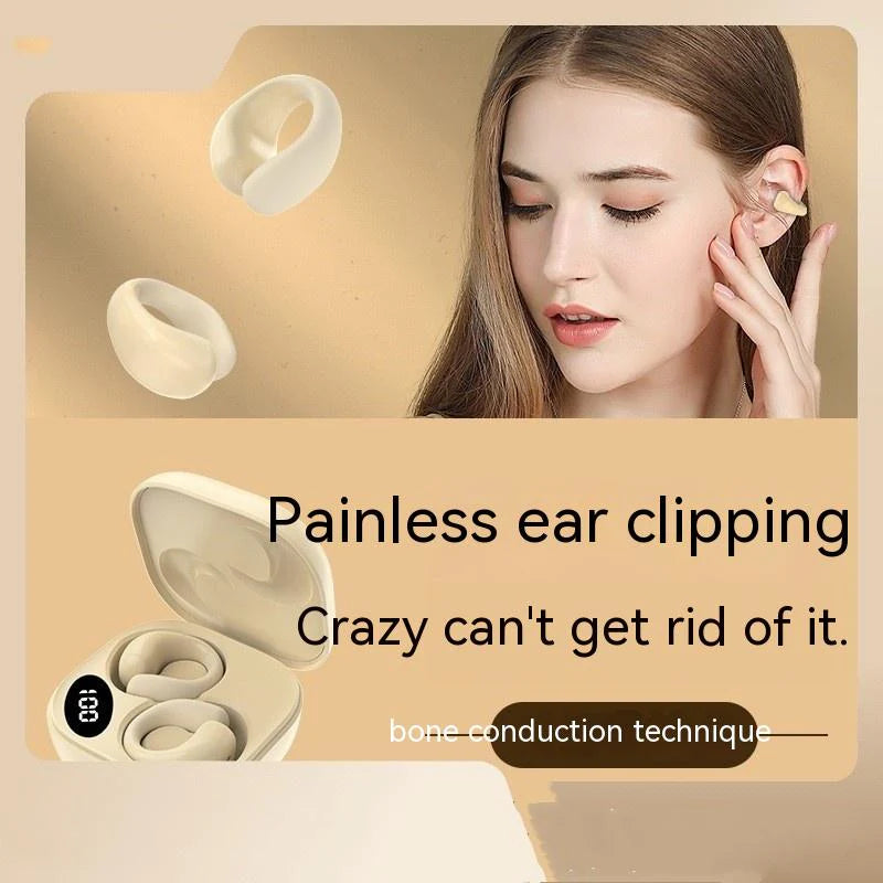 Wireless Clip-On LED Audio Earbuds