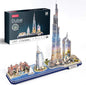 3D Puzzles for Kids Ages 8-10 LED Dubai Cityline, Arts and Crafts for Kids Ages 8-12 STEM Projects for Kids Ages 8-12 Gifts for 8 Year Old Toys for 8 Year Old Girls Lighting Architecture