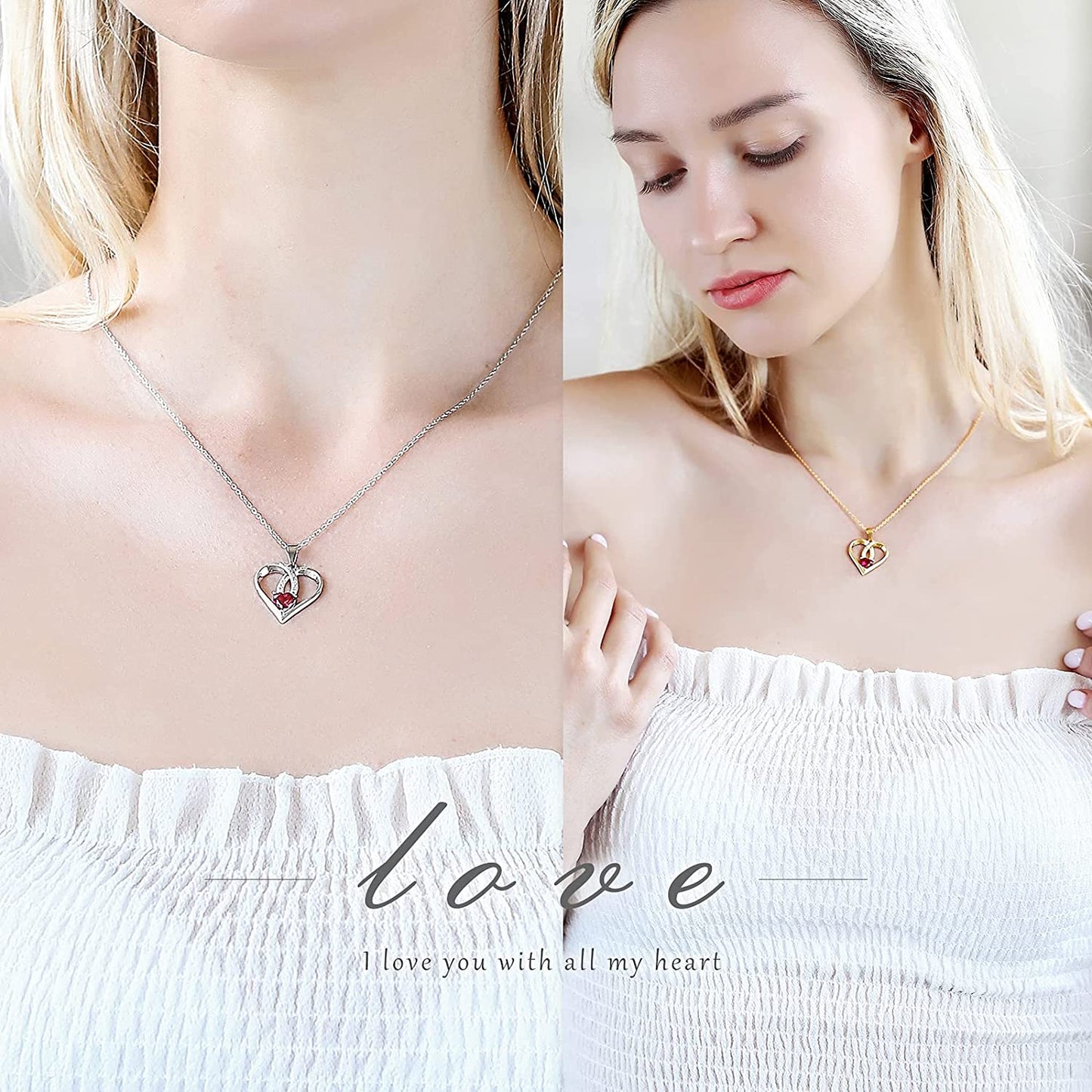 Preserved Real Rose with Eternal Love Necklace,21.65" Lengthen Chain,Anniversary Birthday Valentines Gift for Wife Her Girlfriend Mom Women Grandma Daughter Sister on Mothers Day Wedding Day