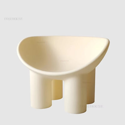 Modern Designer Cute Elephant Leg Chair Designer Creative Chair Homestay Single-Seat Sofa Chair Comfort Outdoor Recliner Stool