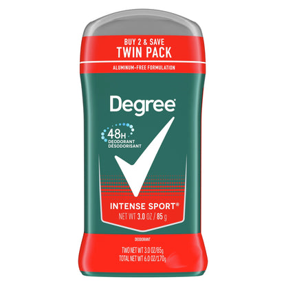 (2 Pack)  Men Intense Sport 24H Deodorant, 3 Oz, 2 Count