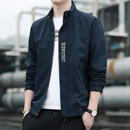 Men's Coat Stand Collar Casual Sports