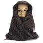 Unisex Lightweight Plaid Tassel Arab Desert Shemagh Keffiyeh Scarf Wrap Pashmina