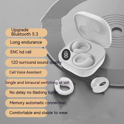 Wireless Clip-On LED Audio Earbuds