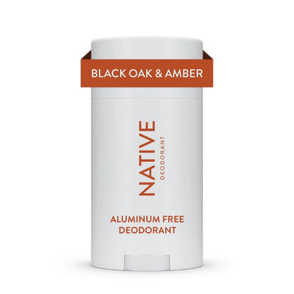 Deodorant, Aluminum Free, Black Oak & Amber, for Women and Men, 2.65 Oz