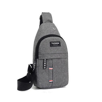 Men'S Chest Bags Casual Waist Bags Small Short Trip Travel Carry Bags Men'S Waterproof Shoulder Crossbody Bags Nylon Handbags