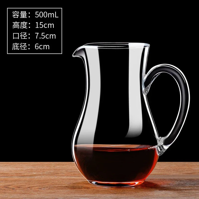 Wine Decanter Lead-Free Crystal Glass Wine Decanter Home Bars Champagne Pourer Snail Shaped Decanter Brandy Bottle Container