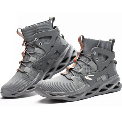 Indestructible Steel Toe Work Boots for Men Safety Shoe Size 12