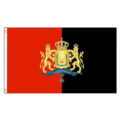 FLAGDOM 90X150Cm Flag of Haitian National History for Decoration Haiti Flag