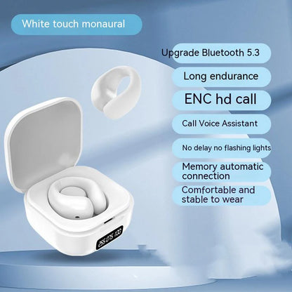 Wireless Clip-On LED Audio Earbuds