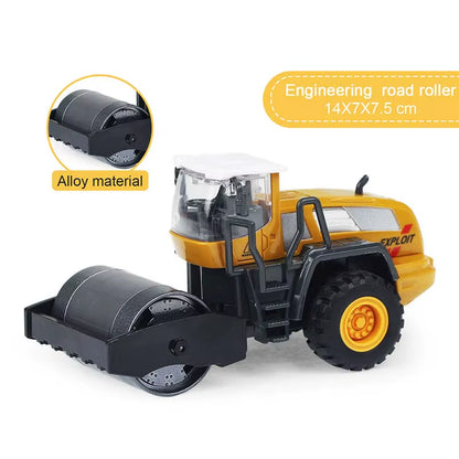 9 Styles Alloy Engineering Diecast Truck Toy Car Classic Construction Model Vehicle Loader Tractor Excavator Toys for Boys Gift