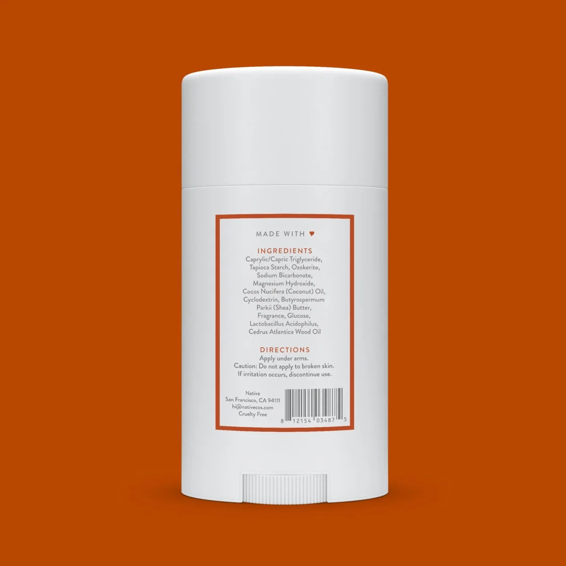 Deodorant, Aluminum Free, Black Oak & Amber, for Women and Men, 2.65 Oz