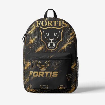 Retro Colorful Print Trendy Backpack