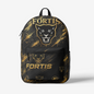 Retro Colorful Print Trendy Backpack