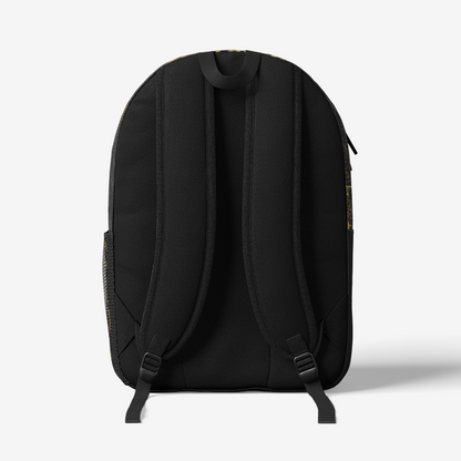 Retro Colorful Print Trendy Backpack