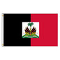 FLAGDOM 90X150Cm Flag of Haitian National History for Decoration Haiti Flag